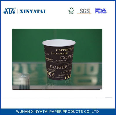 China 9 oz Biodegradável Single Wall Hot Drink copos de papel para Takeaway Café / Chá / Bebidas fornecedor