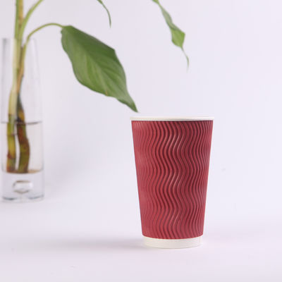 China 20oz 600ml Eco-amigáveis ​​personalizadas copos de papel da ondinha, reciclado taças descartáveis fornecedor