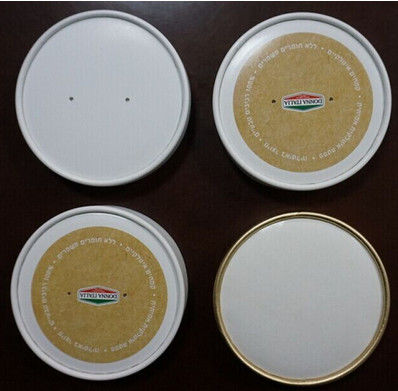 China Dome ou lisos feitos sob encomenda do copo de café tampas para copos de papel, PET / PS / Material de papel fornecedor