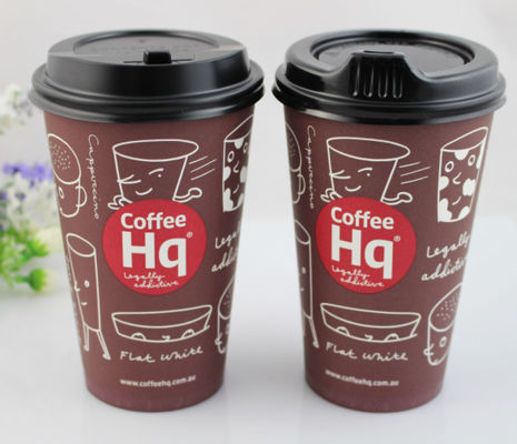 China 80 milímetros / 90 milímetros Black Coffee Paper bico Cup Tampas para combinar copos de papel fornecedor