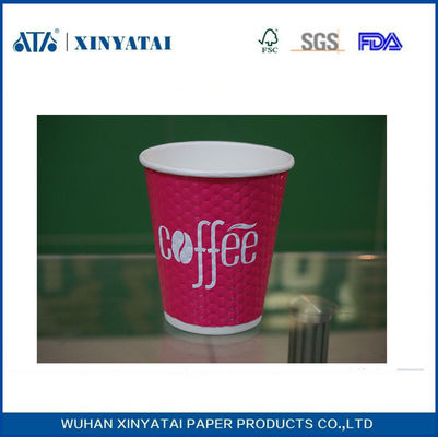 China Diamante de copos de papel descartáveis ​​de papel de parede dupla copos de café para casa ou escritório fornecedor