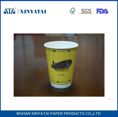 China A parede dobro personalizou o OEM de papel dos copos de café 12oz 400ml com logotipo fornecedor
