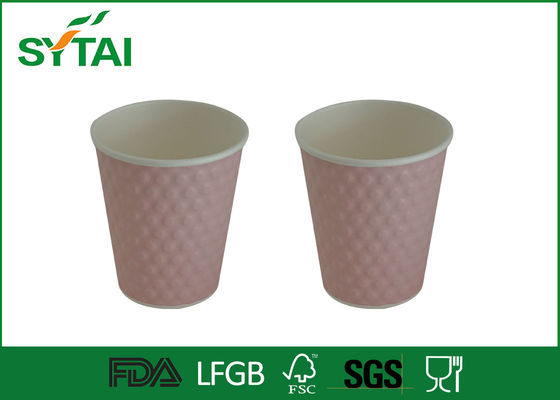 China Copos de papel da ondinha adiabática de Customed/impressão de papel afastada do copo de café com tampas fornecedor