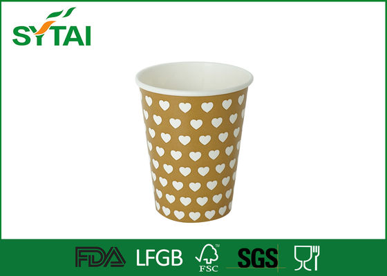 China Únicos copos de papel personalizados de parede para o suco de Friut ou copos de café afastados 9oz 80 ml fornecedor