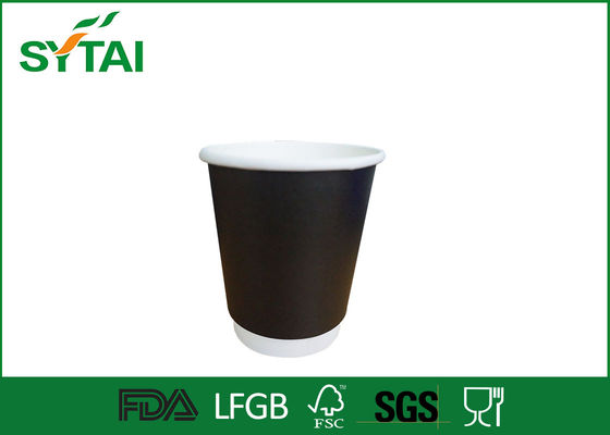 China Duplas descartáveis ​​copos de papel de parede dupla, café ou chá bebida quente Paper Cup 10 onças fornecedor