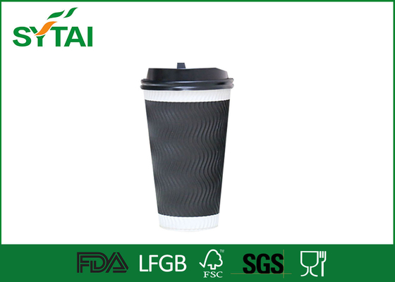 China Copos de café do teste padrão bonito e tampas descartáveis personalizados Eco amigável fornecedor