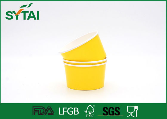 China O gelado de papel amarelo personalizado simples rola logotipo descartável impresso fornecedor
