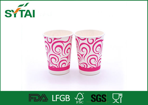 China Projeto cor-de-rosa do círculo cópia reciclada 8 onças do flexo do copo de papel da cópia de Flexo fornecedor