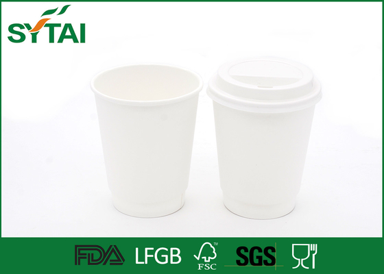 China A aprovação 10oz do ISO personalizou copos de café descartáveis isolou o copo de papel fornecedor