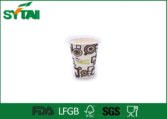 China Os copos de papel da bebida quente de Customsized com o Takeaway da tampa/café colocam a certificação ISO9001 fornecedor