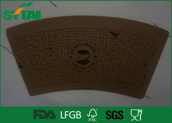China Flexo que imprime o papel de placa branco lustroso do papel/duplex do cartão para a fatura do copo de papel fornecedor