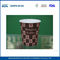 A impressão de Flexo personalizou copos de chá do papel dos copos de papel 7oz 210ml de parede do logotipo únicos fornecedor