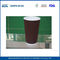Duplas Ripple copos de papel de parede personalizados para bebidas quentes ou bebidas frias, descartáveis ​​xícaras de chá fornecedor