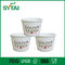 copos de papel descartáveis dos copos do gelado do papel de 12oz 16oz/iogurte fornecedor