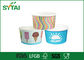 20 onças de casal PE revestimento de papel de creme copos de gelo / Frozen Yogurt da Copa do Livro Eco-friendly fornecedor