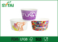 Logotipo personalizado papel descartável copos do gelado de iogurte ou leite vermelha 16oz branco Multi cor fornecedor
