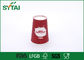 8 onças levam embora copos vermelhos personalizados descartáveis recicláveis para bebidas quentes fornecedor