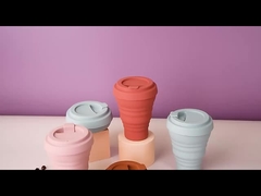 Grande finalidade resistente fria livre Drinkware do copo BPA do silicone 2000ml multi