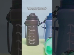 2000 ml livre de BPA Sport Gym Travel Silicone Coupe dobrável cores personalizáveis