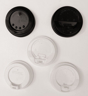 China Plástico Plano / Dome Paper Cup tampas para copos de papel de café ou Ice Cream fornecedor