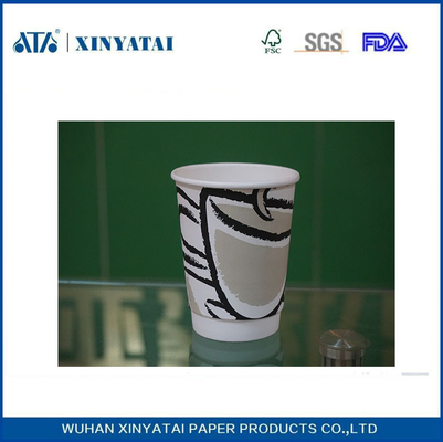 China 16oz calor - copo quente de papel feito sob encomenda isolado dos copos de café com tampas fornecedor
