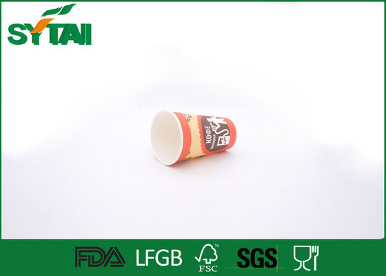 China Copos de papel da bebida quente de Kraft 12oz do café com Flexo/impressão deslocada, Eco - amigável fornecedor