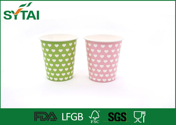China Os copos de papel da bebida quente descartável, copos de café biodegradáveis escolhem o PE revestido fornecedor