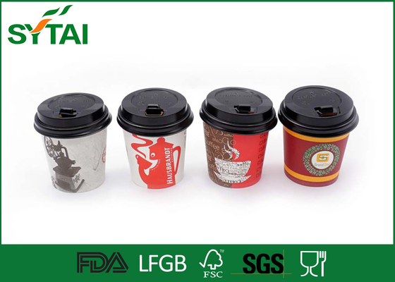 China Os copos de papel biodegradáveis impermeáveis de produto comestível/10oz isolaram os copos de café de papel fornecedor