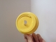 80mm diâmetro plástico amarelo descartáveis beber copos de tampas para copos de papel fornecedor
