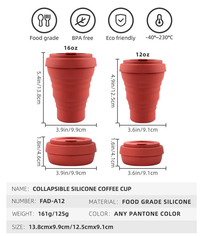 2000 ml garrafa de água de silicone copo dobrável livre de BPA resistente ao frio 4