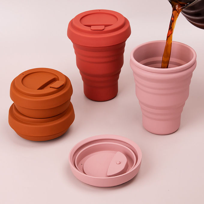 2000 ml garrafa de água de silicone copo dobrável livre de BPA resistente ao frio 3