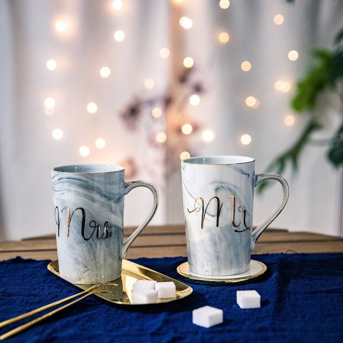 2 peças personalizadas de canecas para casamentos 13.9 oz 3